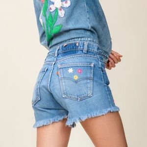 Vintage Levi’s Jean Short with Patches